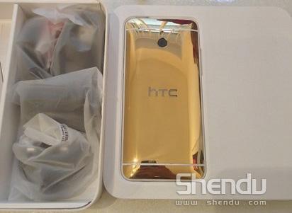 HTC One mini 24K“土豪金”版真機驚現網絡