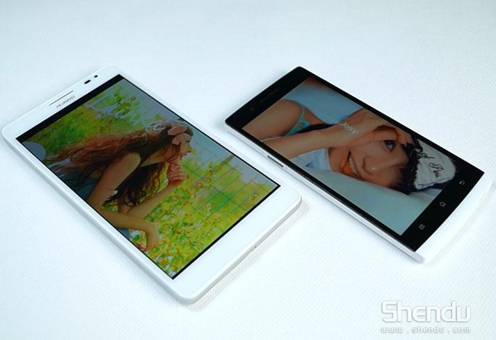 OPPO Find5與華為 Mate優劣勢 真機上手試玩