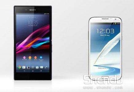 同級(jí)別較量：索尼Xperia Z Ultra對(duì)三星Note 2